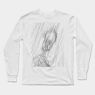 Creepy silhouette Long Sleeve T-Shirt